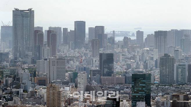 고층 건물이 늘어선 일본 도쿄 도심 모습. (사진=연합뉴스)