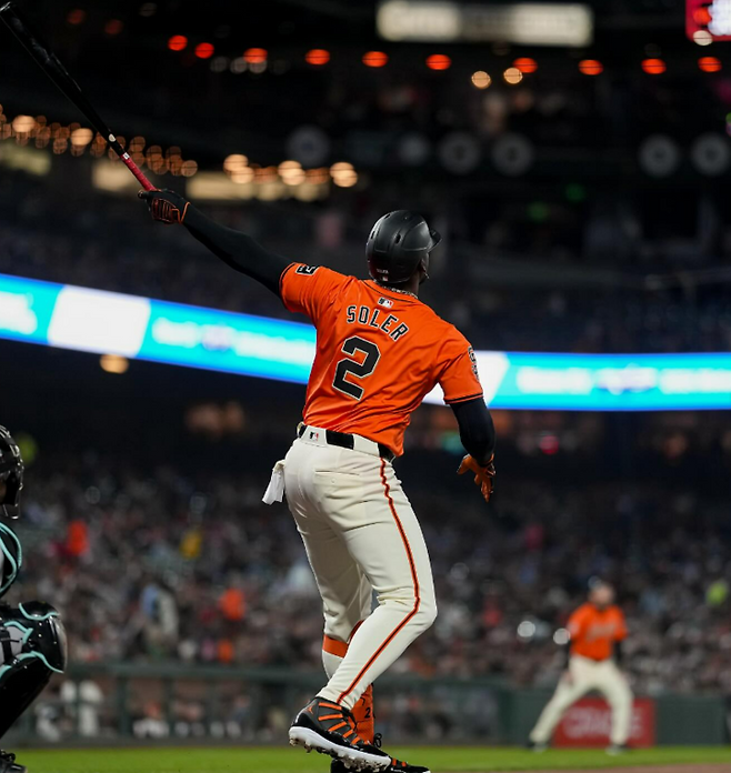 (샌프란시스코 외야수 호르헤 솔레어)