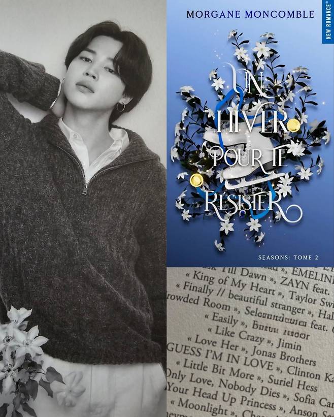 방탄소년단 지민 '라이크 크레이지', 佛베스트셀러 작가 신작 영감 플레이리스트 소개 '화제'