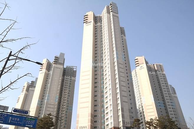 판교 산운13단지 데시앙 단지 전경 [네이버부동산]