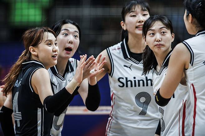 한국 여자배구 대표팀, FIVB