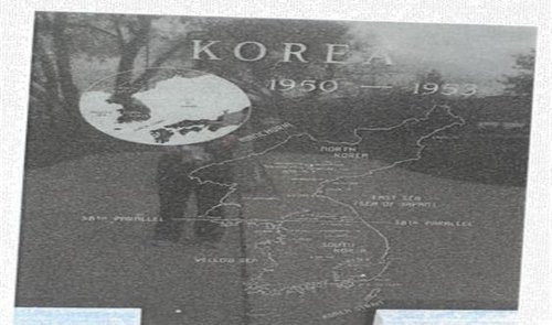 동해와 일본해를 병기한 미국 오하이오 한국전 참전비. 보훈부 제공