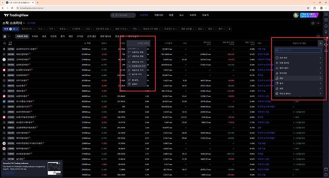 원하는 항목을 추가하거나 제거하는 식으로 나만의 스크리너를 만들 수 있다. / 출처=IT동아