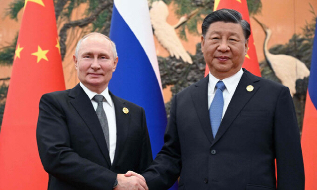 ▲ 블라디미르 푸틴 러시아 대통령(왼쪽), 시진핑 중국 국가주석. AFP연합뉴스