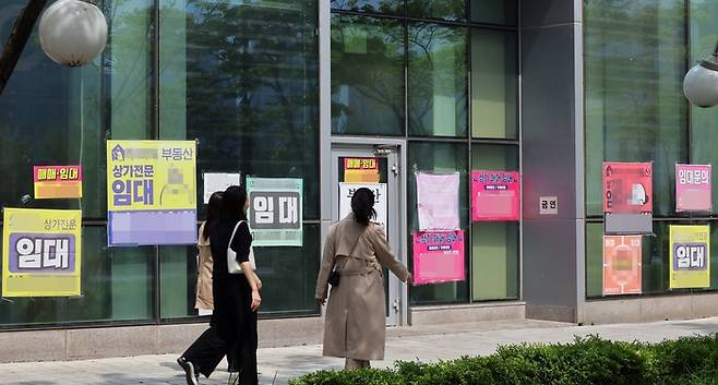 한 상가 공실의 모습. [사진 출처 = 연합뉴스]