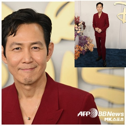 이정재가 디즈니의 초청으로 뉴욕 행사에 참석했다. 사진=AFP=연합뉴스