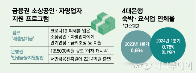 금융권 소상공인·자영업자/그래픽=김다나