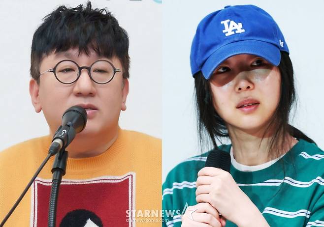 하이브 방시혁 의장, 어도어 민희진 대표 /사진=스타뉴스