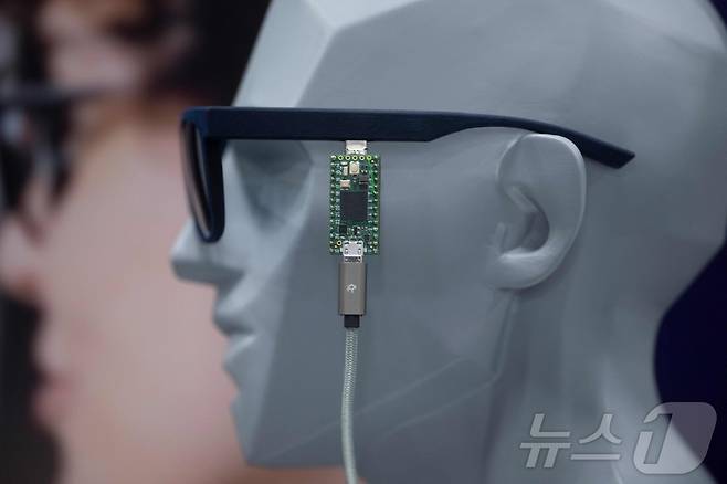 미국 네바다주 라스베이거스에서 열린 CES에 스마트 안경이 전시돼 있다. 2024.01.09/ ⓒ AFP=뉴스1 ⓒ News1 권진영 기자