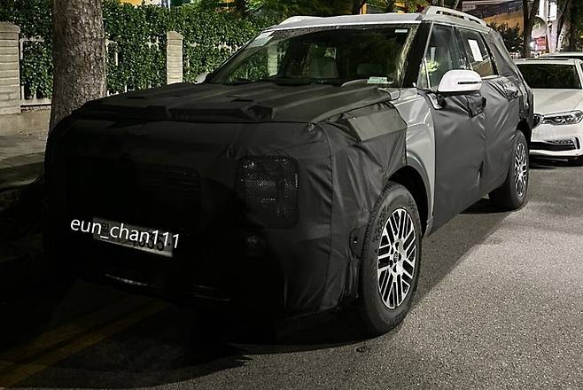 사진 : 현대차 팰리세이드 풀체인지 테스트카 (출처=LX3 클럽)