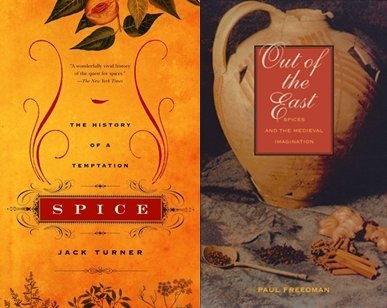 (좌) Jack Turner, The History of a Temptation. (우) Paul Freedman, Out of the East: Spices and the Medieval Imagination.