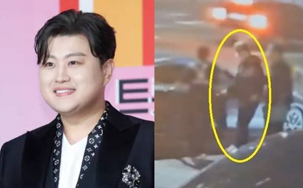 트로트 가수 김호중이 뺑소니 혐의로 입건된 가운데, 그가 사고 전 들렀던 유흥업소 직원들과 술자리에 동석한 유명가수의 증언에 관심이 쏠리고 있다. 사진=뉴스1·폐쇄회로(CC)TV 캡처