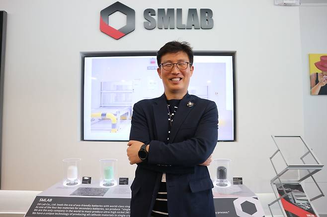 지난달 17일 울산 에스엠랩 본사에서 만난 조재필 UNIST 교수 겸 에스엠랩 대표./울산=홍아름 기자