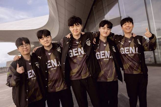 젠지 선수단. 라이엇 게임즈