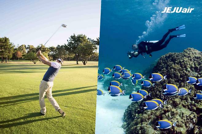 제주항공이 현재 골프·스포츠 멤버십을 정가 기준 최대 69% 할인된 가격에 할인 판매하고 있다. (사진=제주항공)