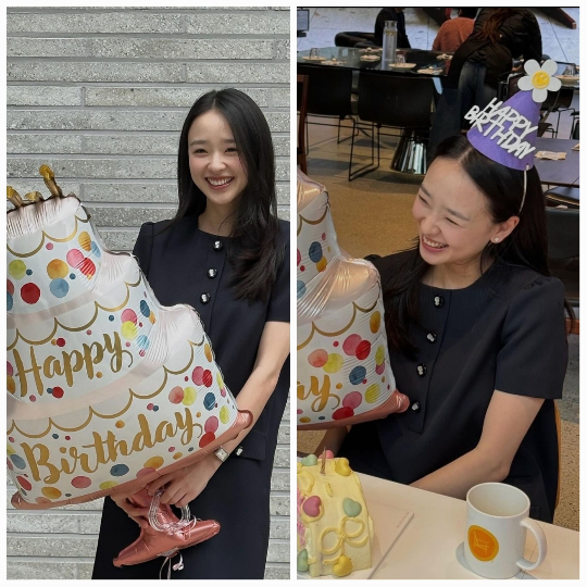 손연재가 조금 이른 생일 파티를 즐겼다.사진=손연재 SNS