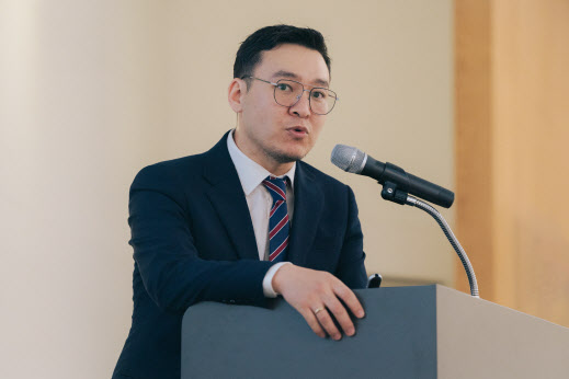 몽골 바트볼드 도시계획국장이 지난 20일 프로그램 연수에서 소감을 발표하고 있다.(사진=서울시)
