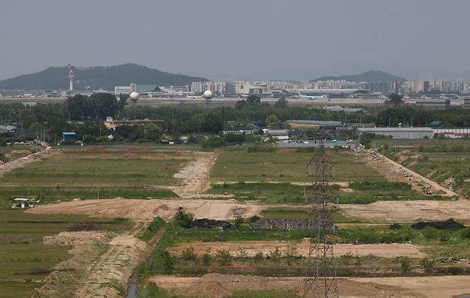 정부가 연내 착공을 강조했던 3기 신도시 일부 주택사업이 민간사업자를 구하는 데 난항을 겪고 있다. 사진은 21일 경기도 부천대장 A5·A6블록 전경. [이충우 기자]