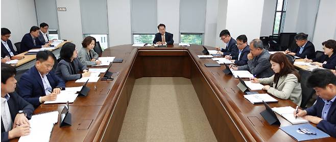 지난 20일 2025년 국비 확보 전략 보고회 개최. 춘천시 제공