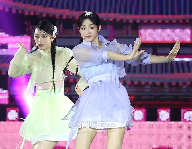 ▲ 뉴진스 해린 민지 ⓒ곽혜미 기자