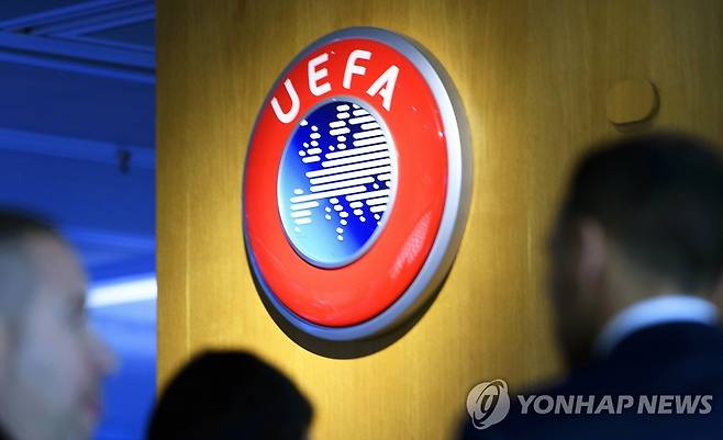 유럽축구연맹(UEFA) 로고 [EPA 연합뉴스 자료사진 재판매 및 DB 금지]