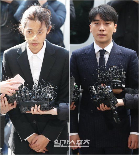 왼쪽부터 정준영, 승리. (사진=IS포토)