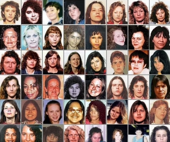 로버트 픽턴에게 희생된 여성들의 사진