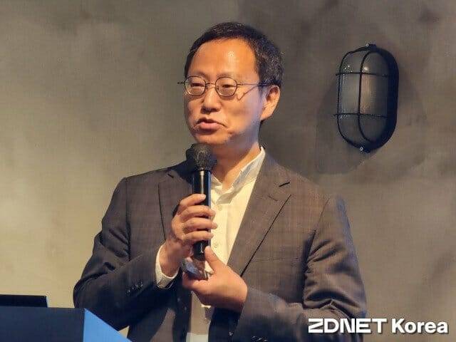 조원희 법무법인 디엘지 대표가 발표를 하고 있다