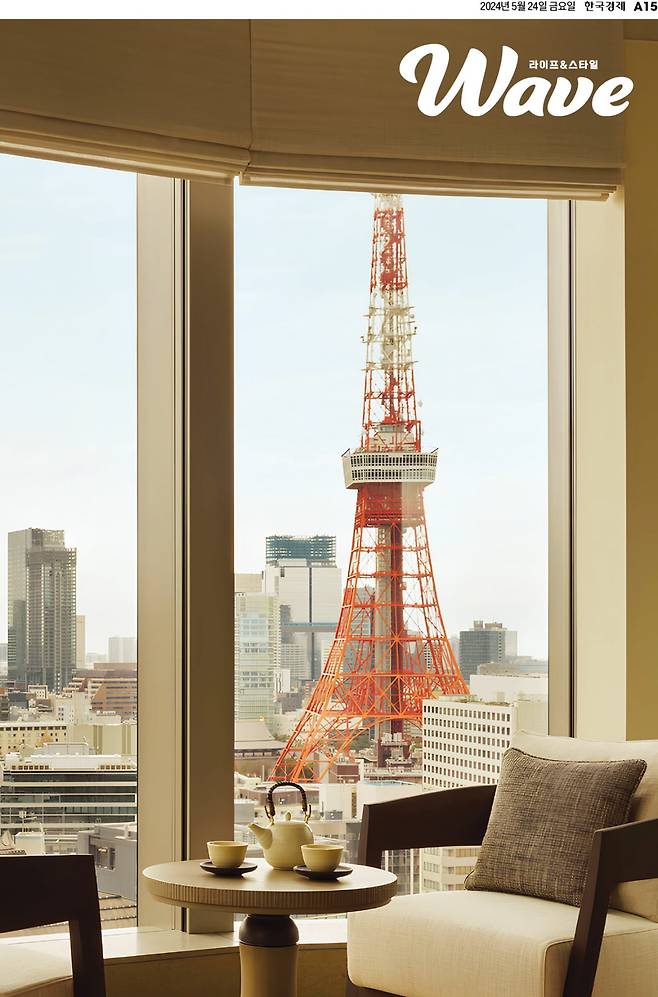 지금 도쿄에서 가장 핫한 호텔 자누도쿄. 객실에서는 도쿄타워를 코앞에서 조망할 수 있다. 자누도쿄 제공