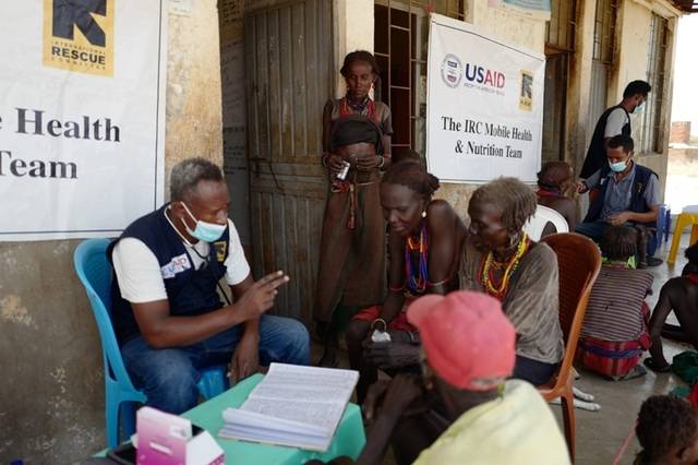 국제구조위원회(IRC) 이동 의료팀 활동. 국제구조위원회 제공