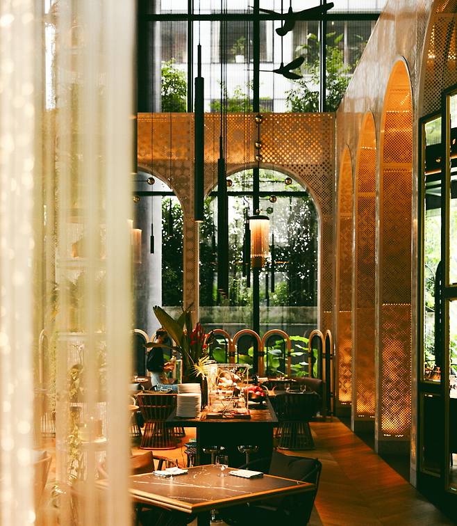 정원 콘셉트의 카페 퀴니노