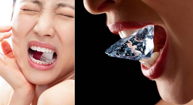 무더운 여름이든 추운 겨울이든 얼음을 씹어 먹고 싶다면 빙섭취증을 의심해 볼 필요가 있다. 얼음 중독증이라고도 불리는 빙섭취증은 스트레스, 철분 부족 등 이유로 나타난다.  [사진=클립아트코리아]