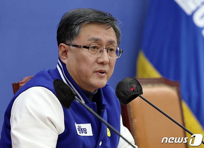 22대 총선 때 더불어민주당 전략공관위원으로 활동했던 김성환 의원. ⓒ News1 구윤성 기자