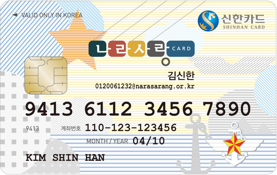 ▲나라사랑카드
