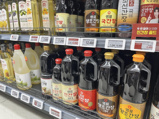 샘표식품 간장 제품들. 연합뉴스