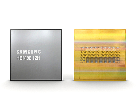 삼성전자 HBM3E 12H D램 제품 이미지.(삼성전자 제공)
