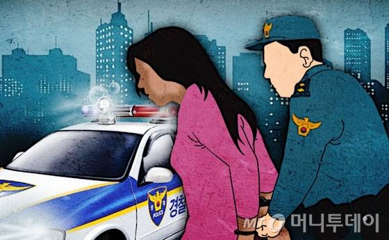 자신의 딸과 다툰 13세 소녀를 흉기로 공격해 다치게 한 40대 여성이 집행유예로 실형을 면했다. /삽화=임종철 디자인 기자