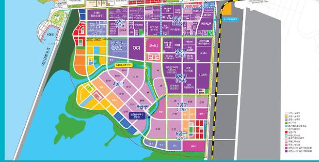 새만금산업단지. 군산시 제공