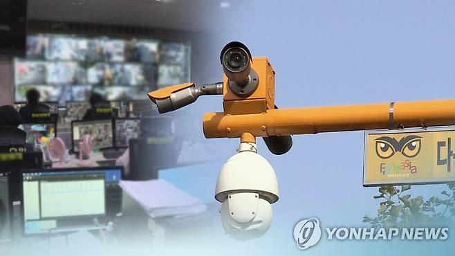 지능형 CCTV 도입 확대(CG) [이미지=연합뉴스TV 제공]