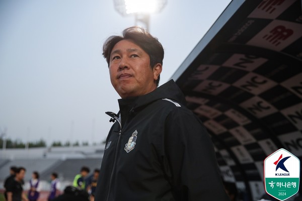 김도균 서울이랜드 감독. 한국프로축구연맹 제공