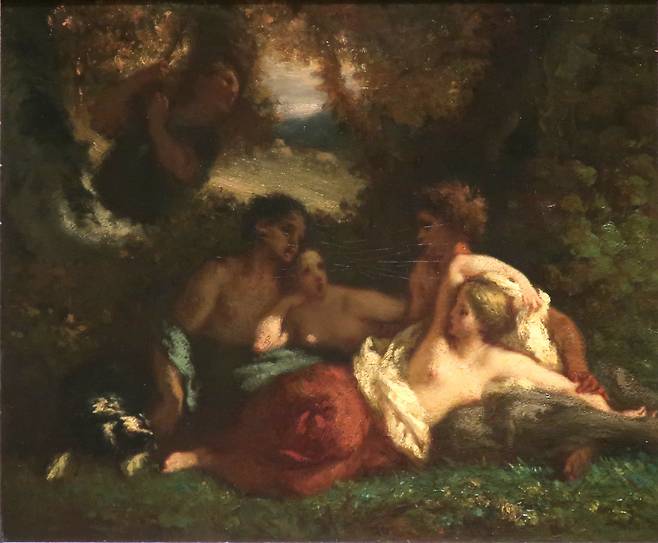 장 프랑수아 밀레, 'Nymphs Resting in the Forest by Jean-François Millet'