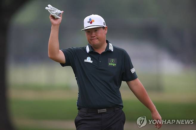 임성재의 2라운드 경기 모습 [게티이미지/AFP=연합뉴스]