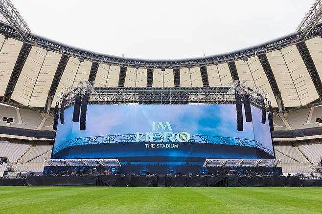 26일 서울 상암 월드컵경기장에서는 임영웅 앙코르 공연 'IM HERO - THE STADIUM' 2일차 공연이 열렸다. (사진=물고기뮤직 제공)