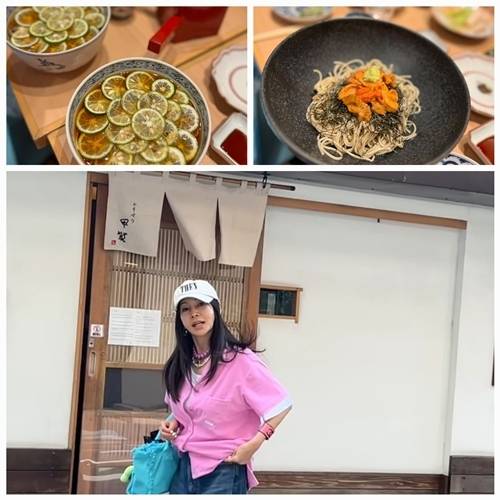 배우 황신혜가 일본 음식으로 근황을 전했다.  사진=황신혜 SNS