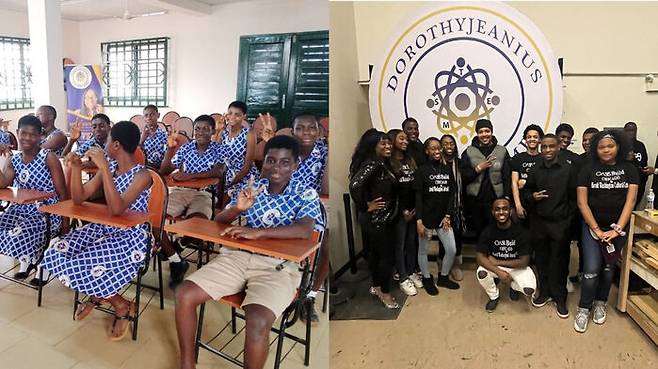 도로시 진 틸먼 2세가 세운 '스팀 캠프'에 참여한 학생들 모습. (사진=@dorothyjeanius 인스타그램)