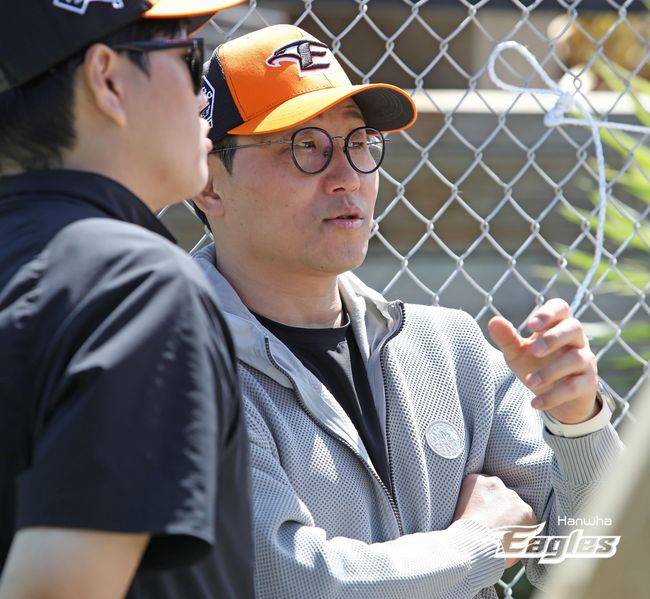 한화 박찬혁 대표이사. /한화 이글스 제공
