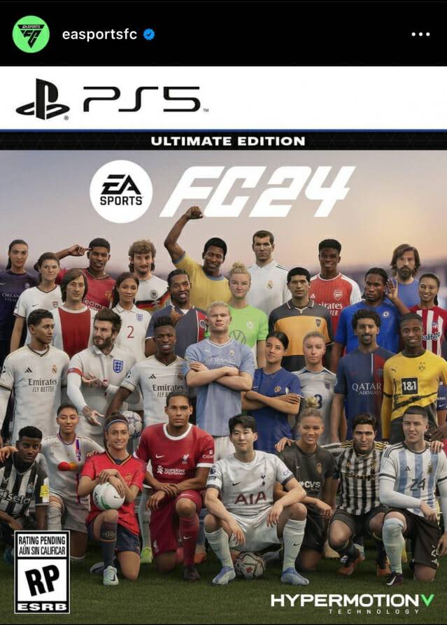 EA 스포츠 FC 24 표지