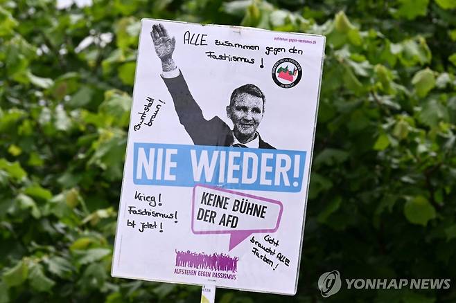 AfD 규탄 시위 [AFP 연합뉴스 자료사진. 재판매 및 DB 금지]