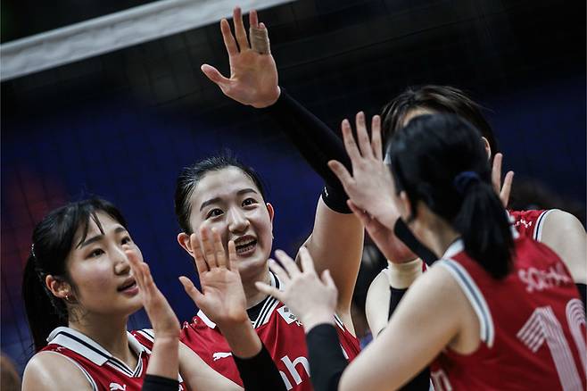 한국 여자배구 대표팀, FIVB