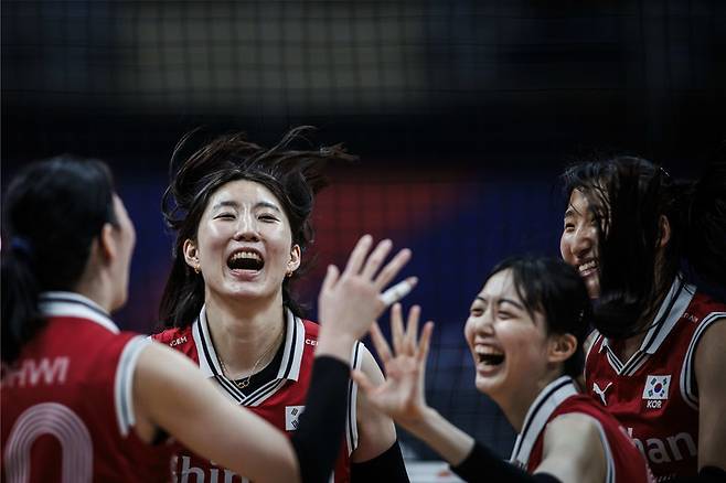 한국 여자배구 대표팀, FIVB